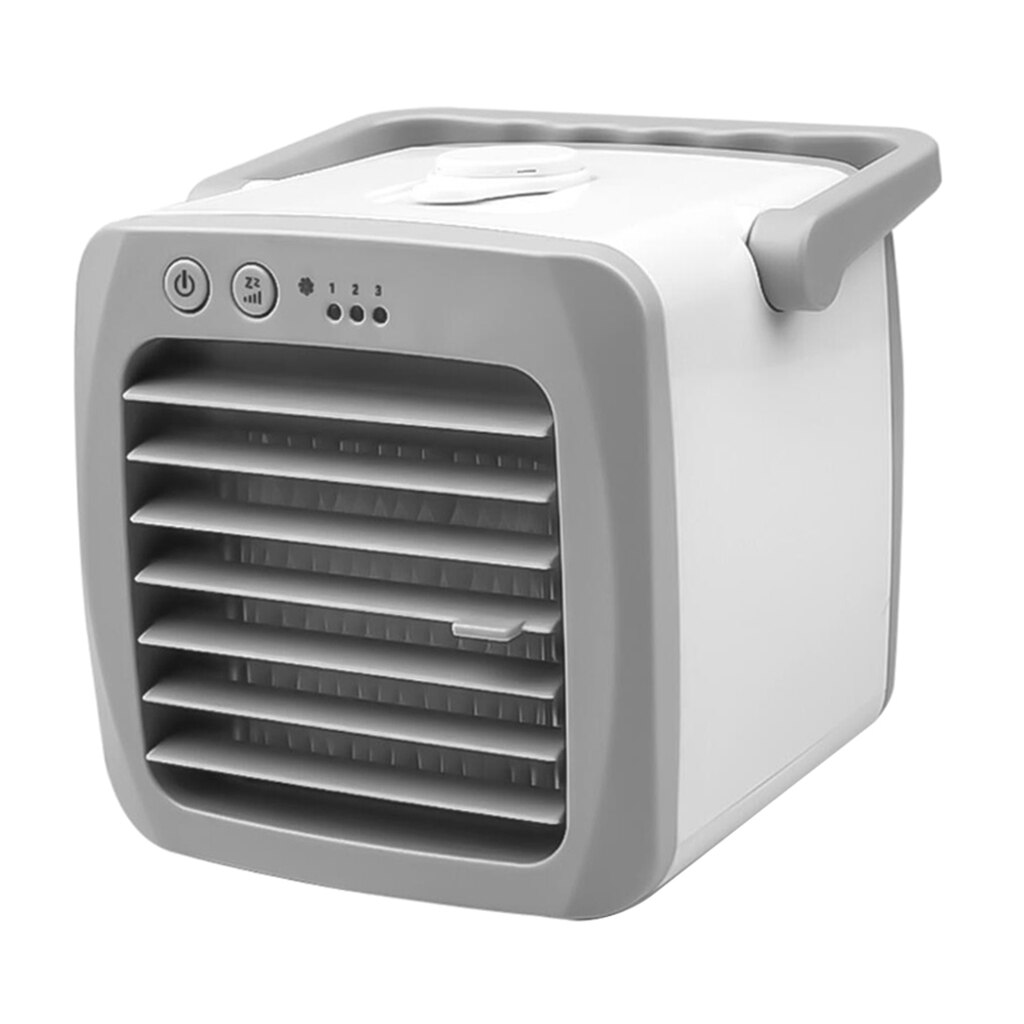 Mini USB LED Personal Space Cooler Fan Air Cooling Fan Desktop Rechargeable