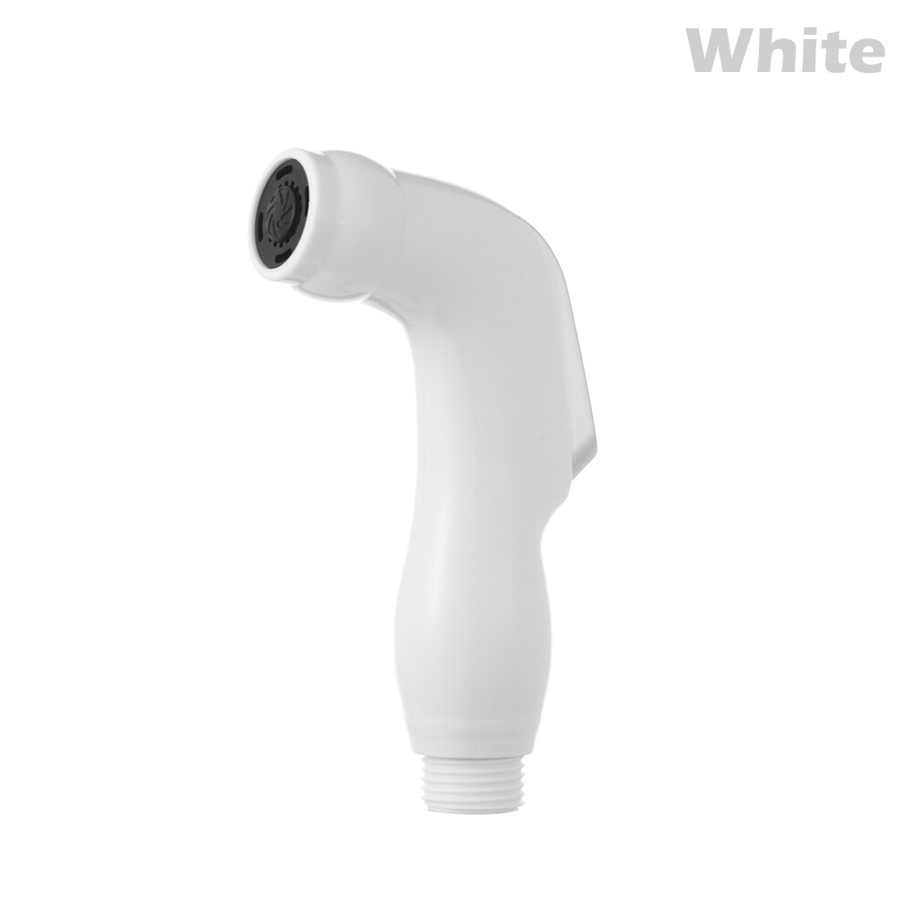 1Pc Nuttig Handheld Bidet Sproeier Chrome Abs Handheld Bidet Kraan Badkamer Douchekop Sproeier Waterbesparende Sprinkler: WHITE