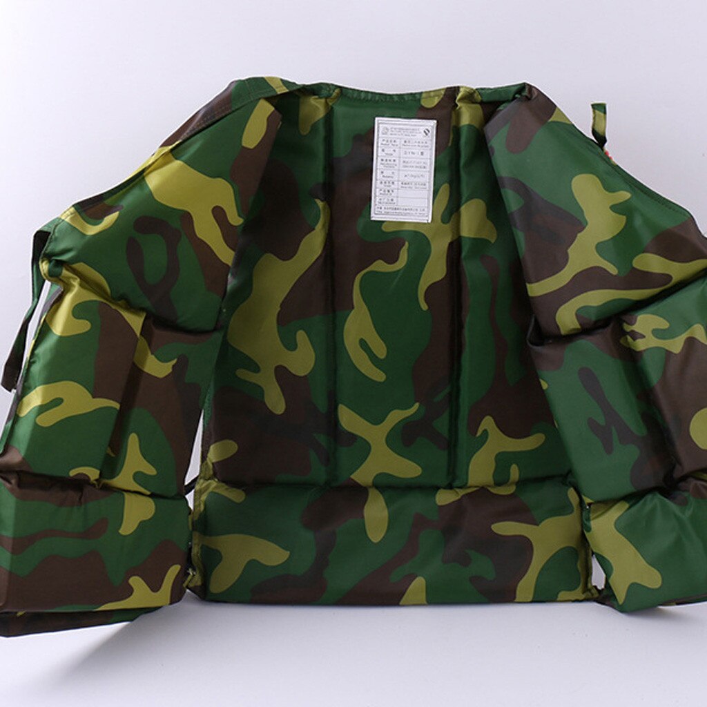 High Durable Fishing Life Jacket Water Sports Floatation Vest Adults Fishing Boat Watersport Adjustable Life Jacket Aid Vest