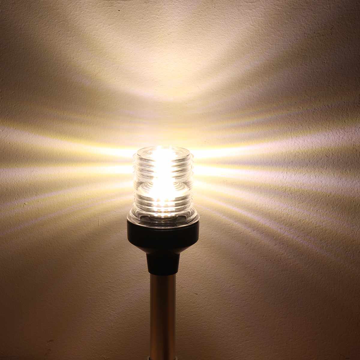 Fold Down LED Navigation Light Signal Warning Lamp 360 Degree light Signal Lamp 12~24 V For Marine Boat Yacht Truck Trailer Van