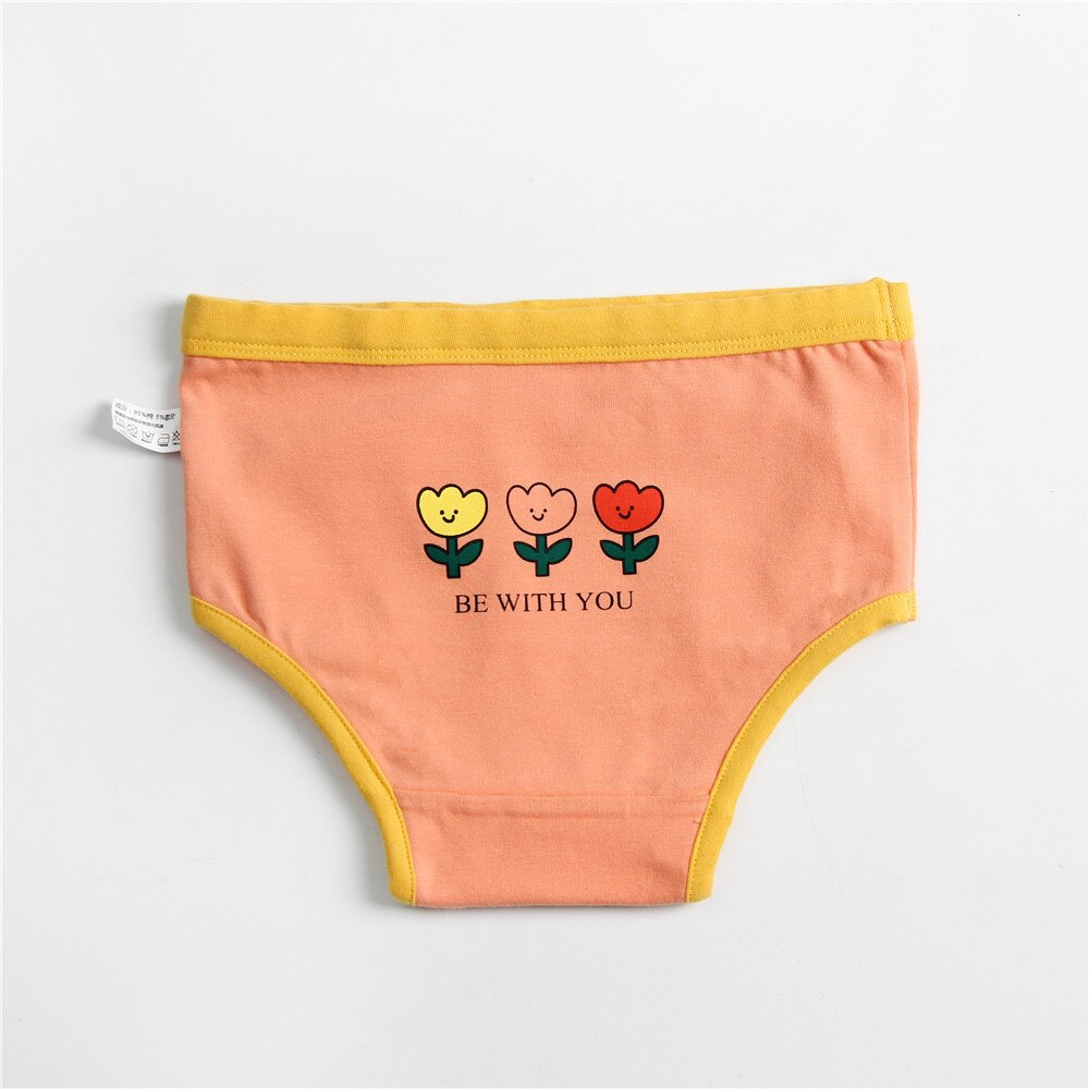 Bragas de algodón con estampado de dibujos animados para niña, Bóxer, ropa interior para niños, ropa interior para niñas pequeñas: B / S
