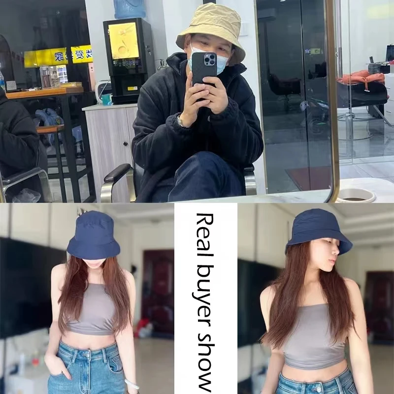 Plus Size Bucket Hat Men Women Summer Sun Protection Sun Hat Outdoor Waterproof Big Size XL Breathable Fisherman Hat Panama Bob
