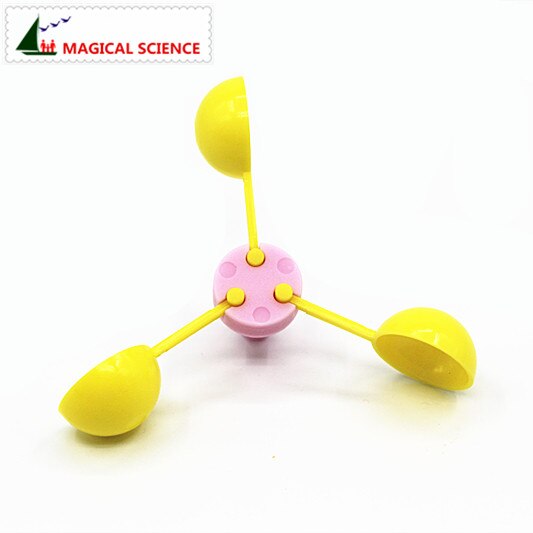 Matériel de bricolage de girouette fait maison d'expérience de physique d'amusement , kit éducatif d'école à la maison pour vos élèves d'enfants