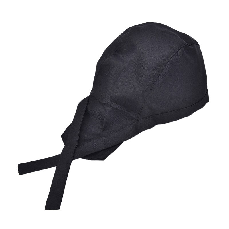 Pirat hat kokke tjener hat hotel restaurant kantine bageri madlavning kasketter komfur arbejdstøj uniform kokke hat: Sort