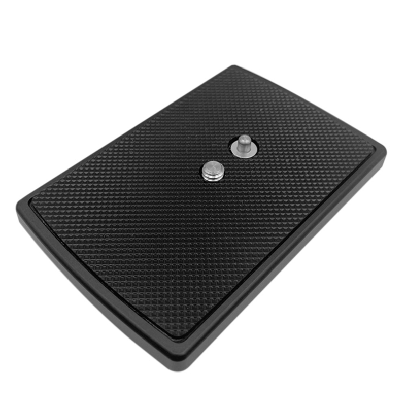 Placa de liberación rápida para Libec TH-650DV, tornillo de montaje de 1/4 pulgadas, trípode, monopiés, placa de abrazadera para cámara: Rojo oscuro