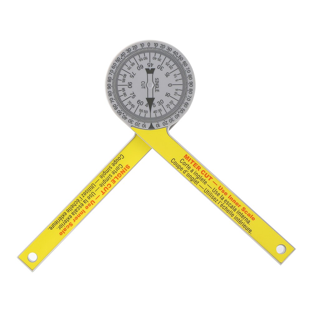 Miter Saw Protractor ABS Angle Finder Meter Miter Gauge Goniometer Digital Protractor Inclinometer Measuring Ruler with Pencil