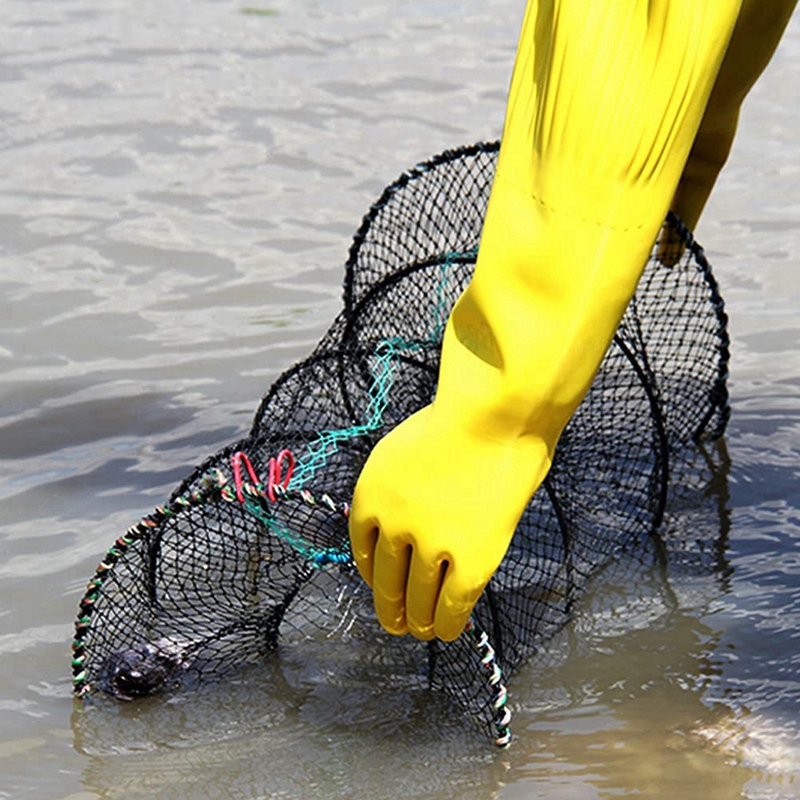 Filet de pêche pliable, pièges, Portable, écrevisses, accessoires