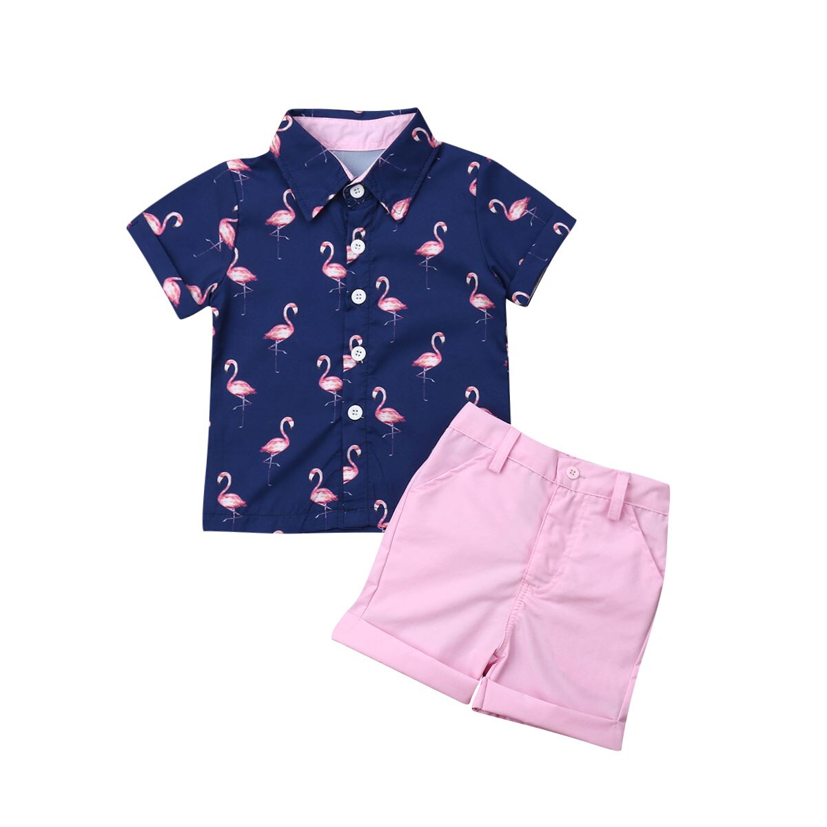 Jongens blouse Hawaii korte mouw
