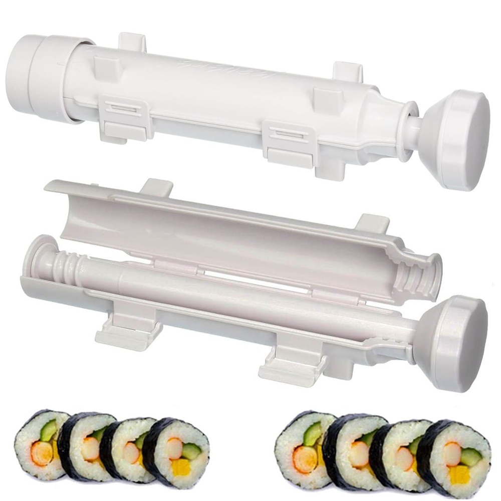 Sushi Hersteller Rolle Reis Schimmel Sushi Bazooka Gemüse Fleisch rollen Werkzeug DIY Sushi, Der Maschine Küche Sushi Werkzeug