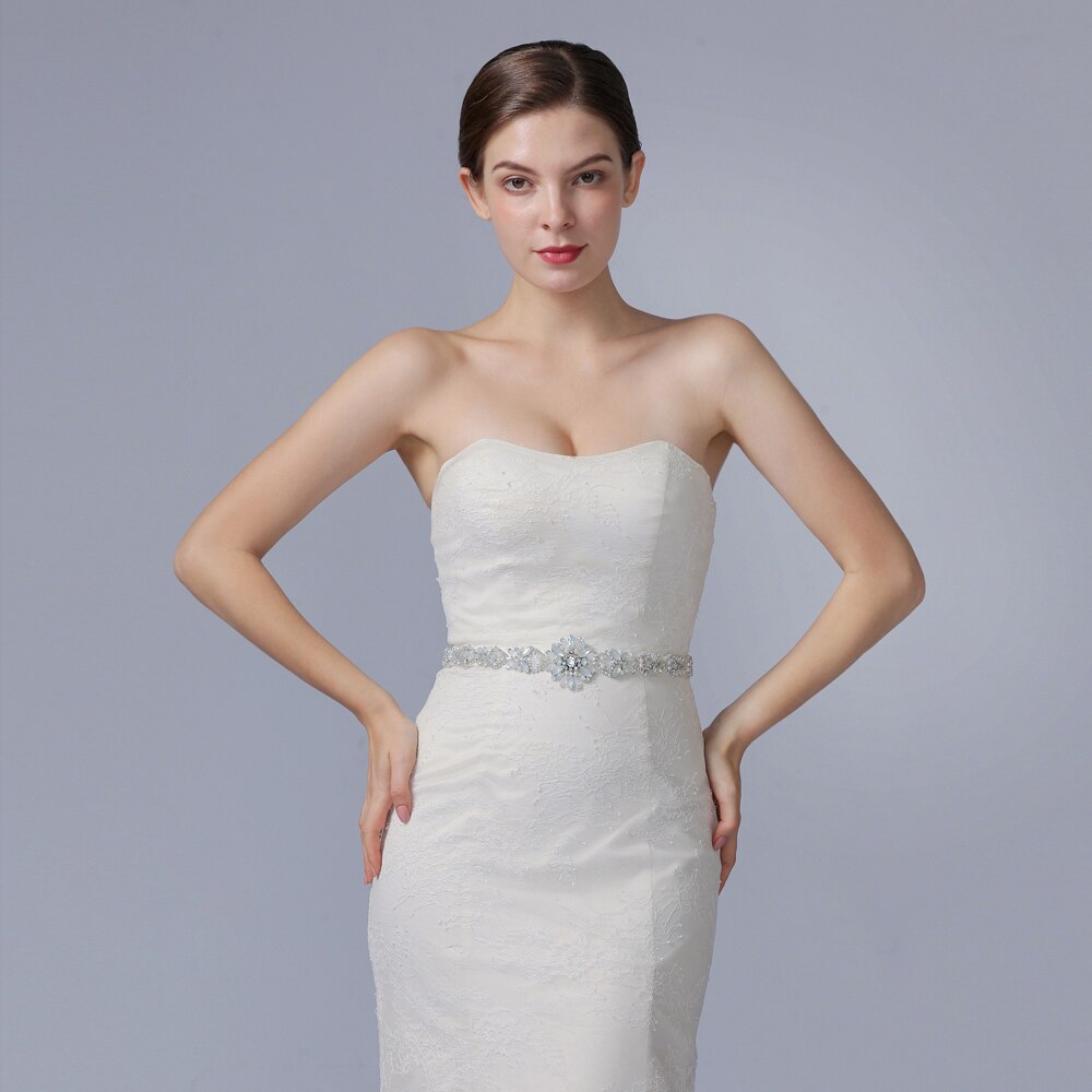 Trixy S408 Opaal Bruids Riem Voor Jurken Kristal Kralen Riem Voor Vrouwen Bruid Bruidsmeisje Jurk Sash Party Formele riemen