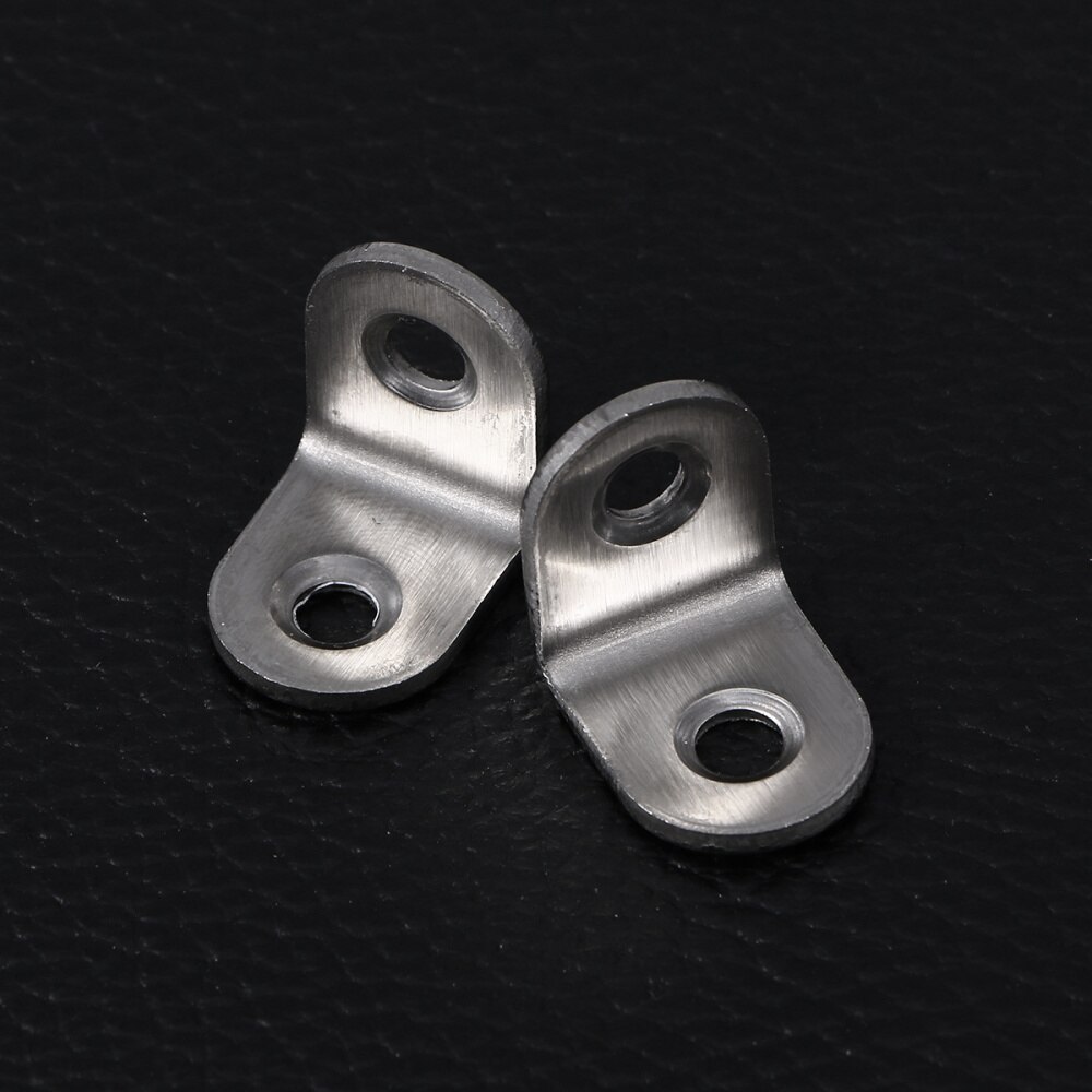 20Pcs 20mm x 20mm x 16mm Corner Brace Joint Right Angle Bracket Fastener