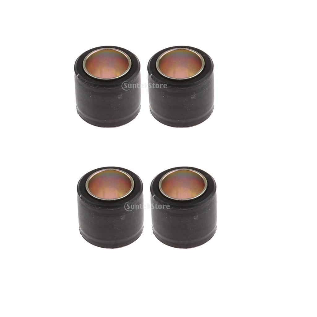 4 stk motorcykel støddæmper suspension bøsning gummibøsning 14mm