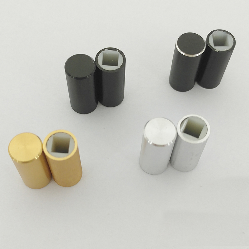 7*15 buiten Aluminium Interne Lijm Knop Cap 3.2mm Vierkant Gat Schakelaar Caps Tact Switch Keycap 30pcs