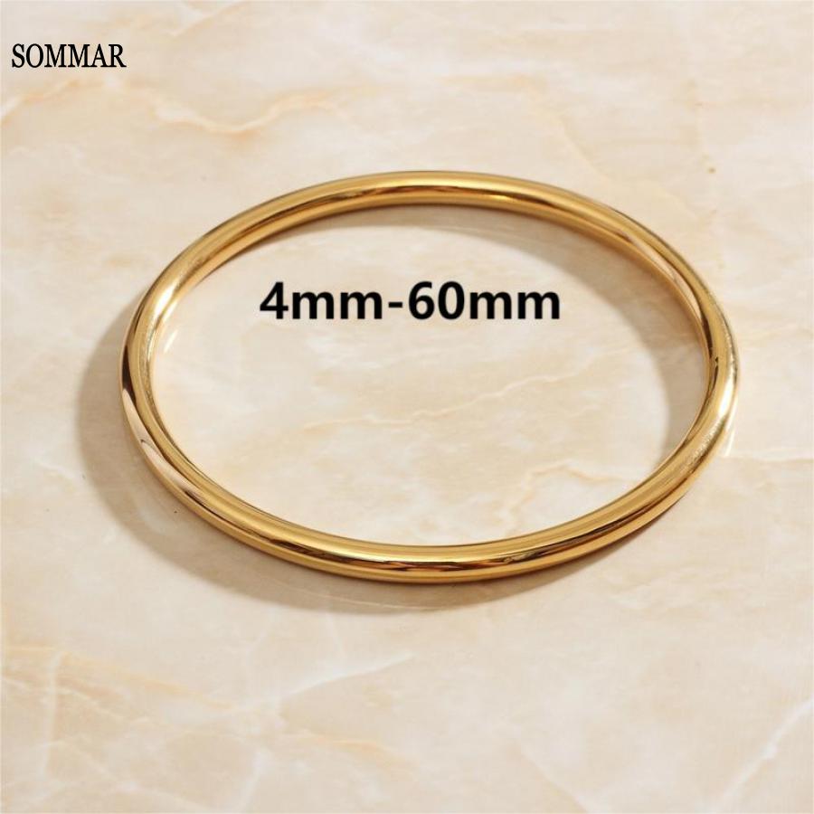 SOMMAR roestvrijstalen kleur bedels armband Simple Heritage Gold/Rose Gold Wedding Armband Sieraden Europese stijl: Goud-kleur