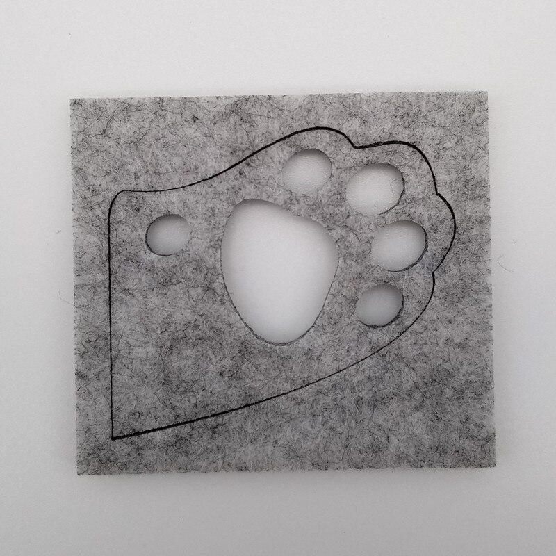 Wool Felt DIY Stencils Needle Felting Tool Handmade Animals Cat Dog Rabbit Ear Nose Template Claw Mold Accessories Craft Kits: Style 1