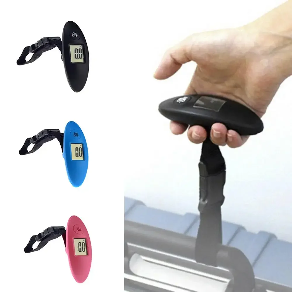 Mini Lcd 40Kg/100G Digitale Elektronische Bagageweegschaal Draagbare Koffer Weegschaal Handvat Reistas Weging Vishaak Hangende Schaal