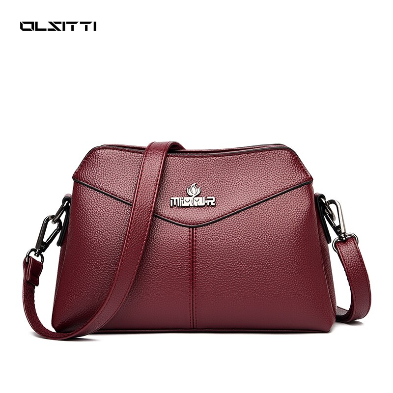 Olsitti Pu Lederen Crossbody Tassen Voor Vrouwen Luxe Handtassen Dames Grote Capaciteit Messenger Bag