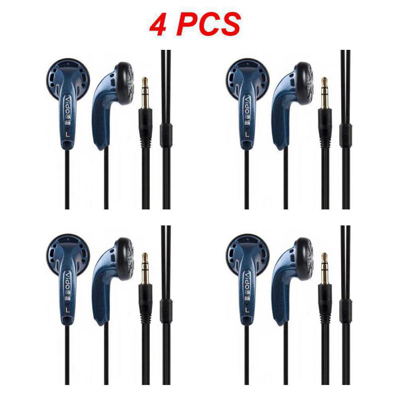 Vido trådbundna hörlurar soundtrack stereoheadset spelheadset basljud hörlurar studier sporthörlurar: Gul