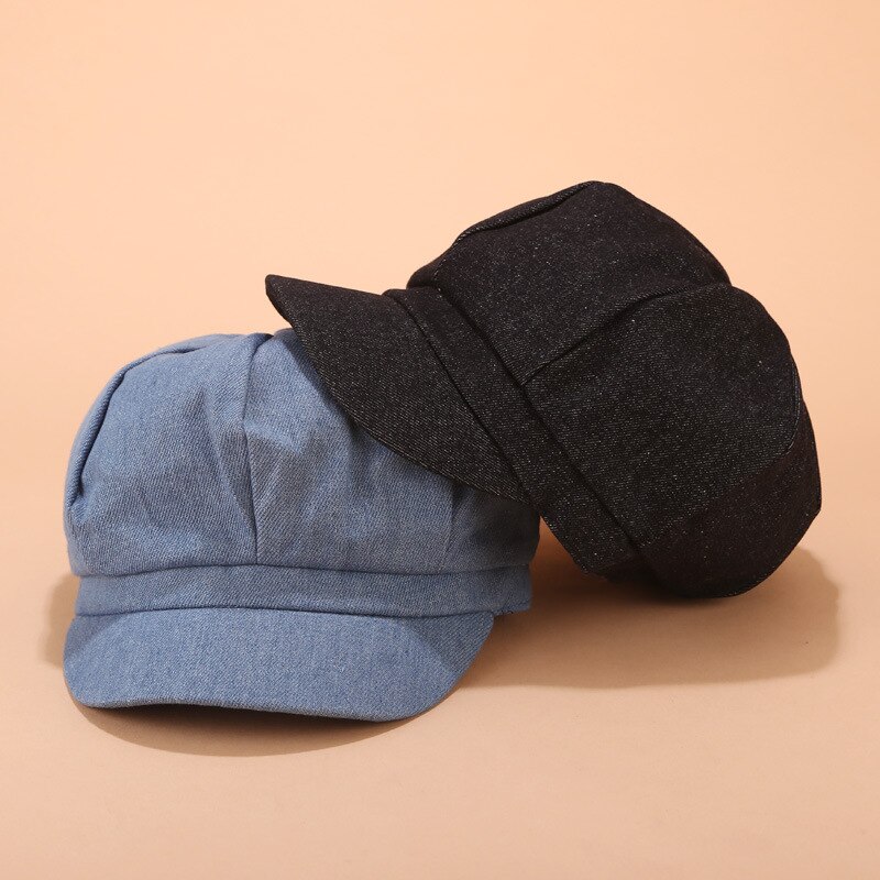 Newsboy-gorro octogonal Retro para mujer, boina de pintor, gorra de pintor, Z113