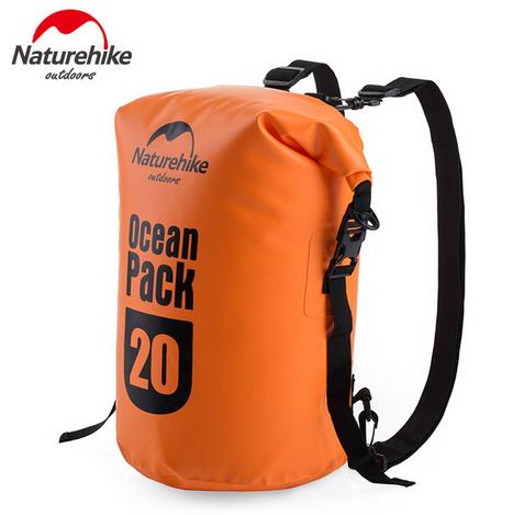 naturel randonnée 20L 30L sac étanche Portable sac à dos pour Camping canyoning natation: 30L orange