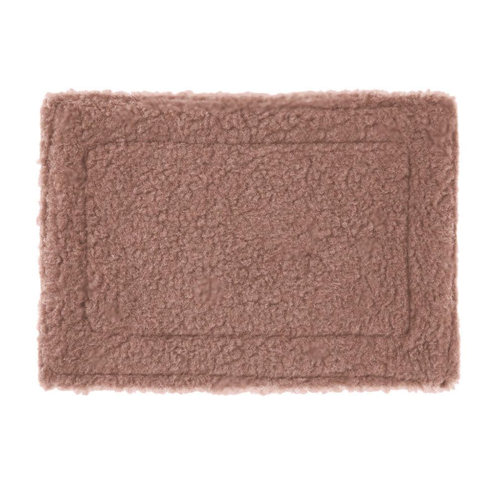 Suave lana de alfombra de hámster cojín de hámster para mascotas Mat erizo ardilla manta Guinea cerdo cama productos para cama de Mascota: Marrón oscuro