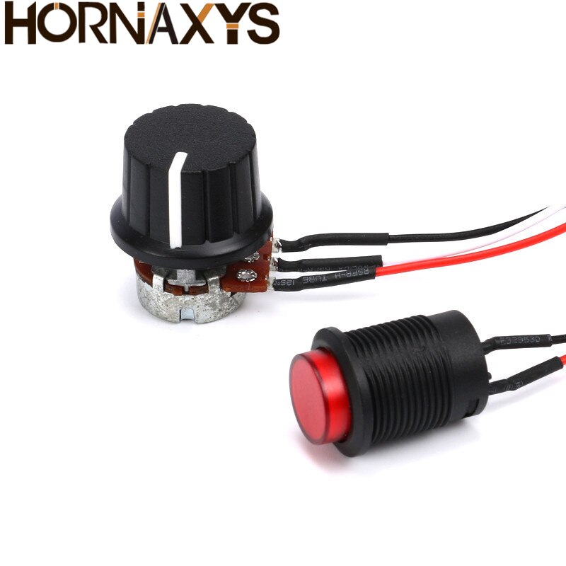 16kHz DC 6V-30V PWM DC Motor Speed Controller Adjustable LED Motor Speed Regulator Fan Light Dimmer Control Switch 12V 24V 6A 8A