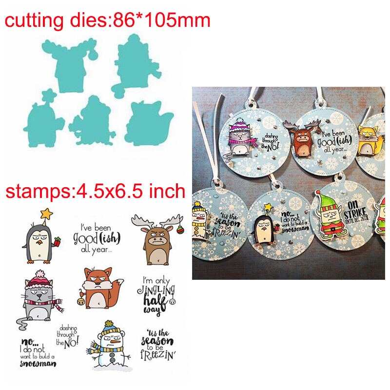 Set van 2 schattige kleine dieren (panda, kuiken, egel en zebra) met grappige sentimenten, stempel en stans voor doe-het-zelf scrapbooking: Ww0869 a 1 h 0594