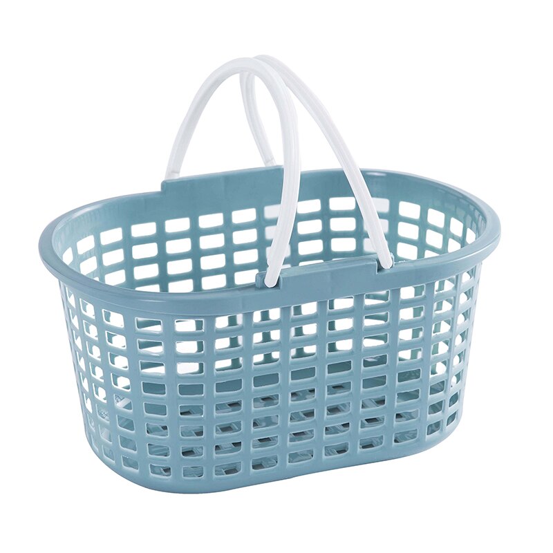 1pcs Plastic Hand-held Storage Basket Bathroom Organizer Household Shampoo Cosmetics Shower Gel Storage Bag Bathroom Gadgets