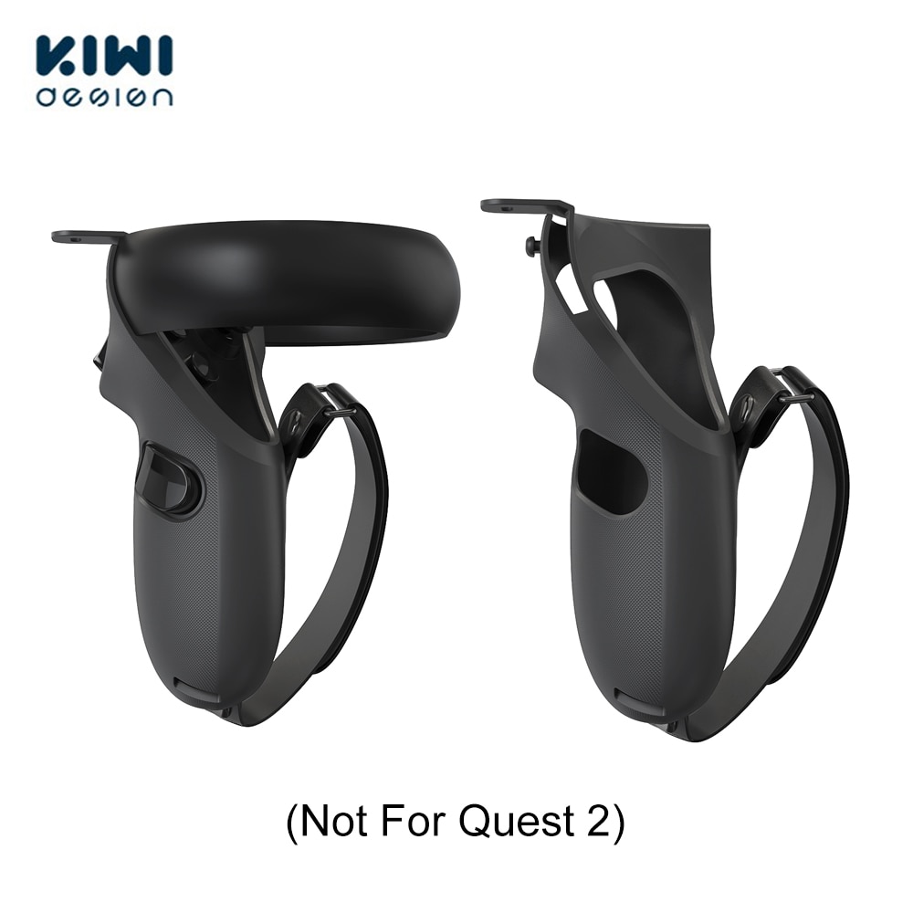 Kiwi design toque controlador grip capa olny para oculus quest &amp; rift s (não para busca 2) alça anti-lance alça de proteção da junta