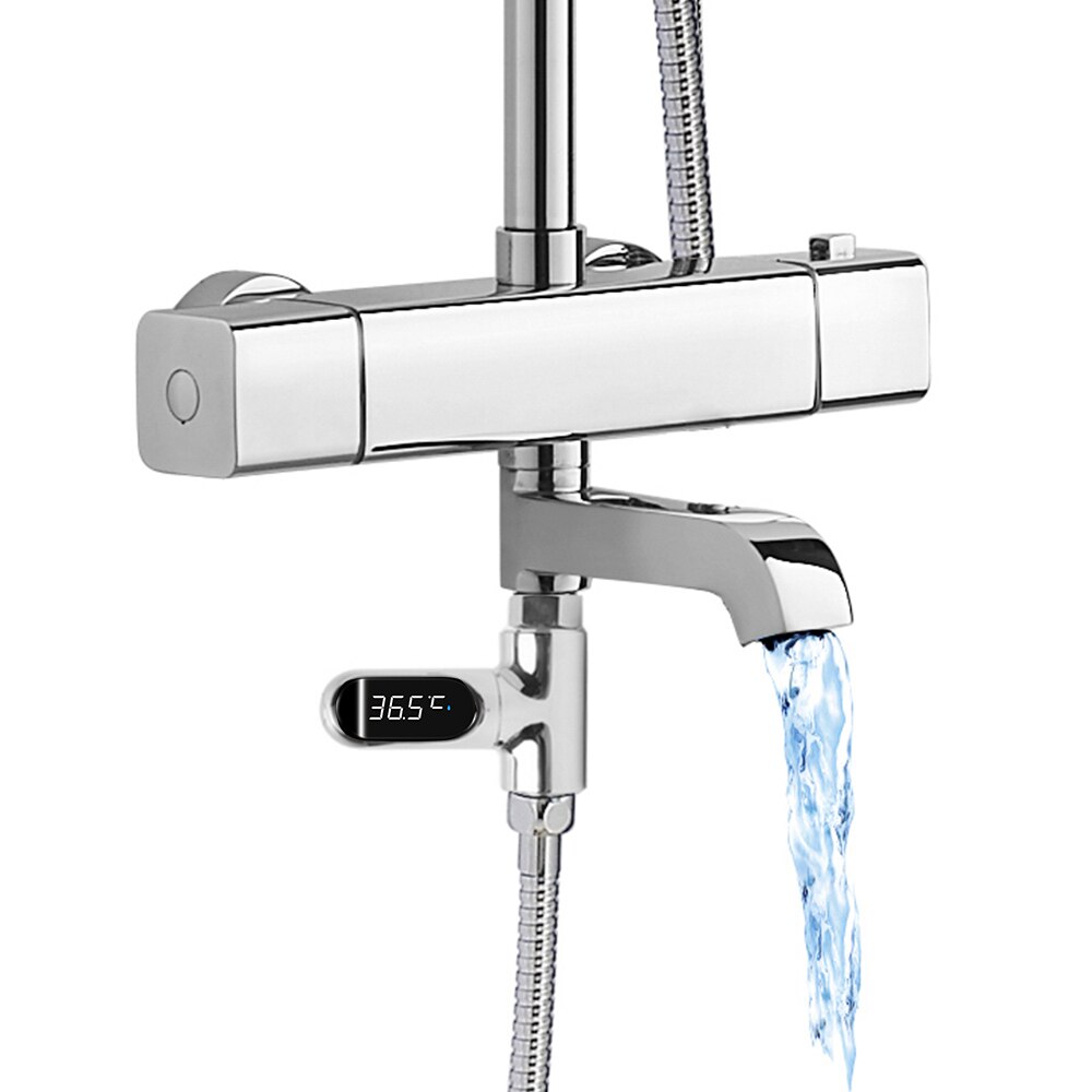 Bathing Temperature Meter Shower Faucets Water Thermometer LED Display Home Tub Water Temperature Monitor Electricity