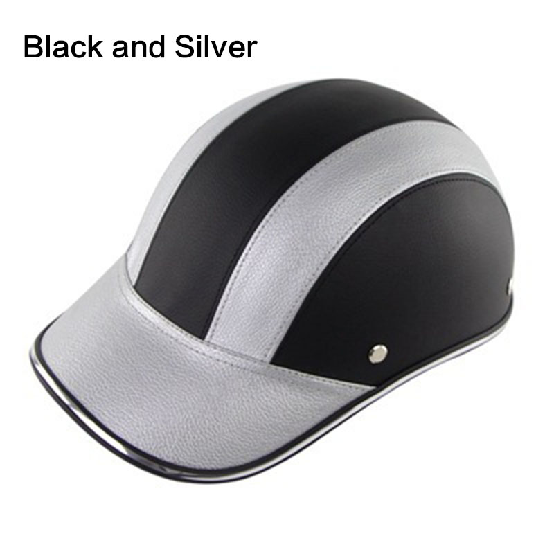 Verstelbare Fiets Fietsen Helm Baseball Cap Lederen Anti Uv Veiligheid Fiets Helm Mannen Vrouwen Racefiets Helm Voor Mtb Schaatsen