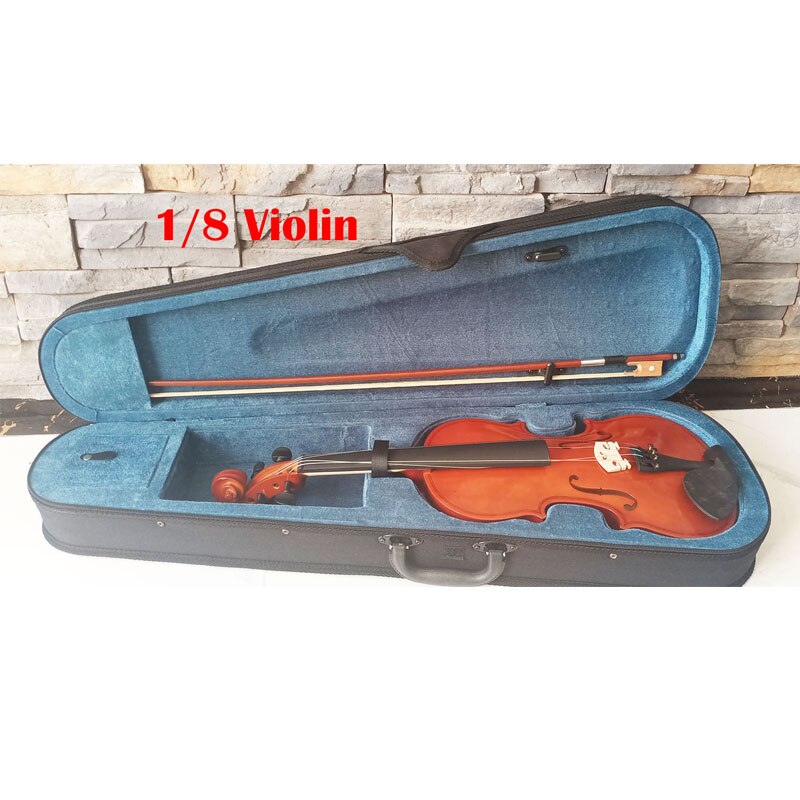 Children's violin Student Violin 1/8Violin Set Bright Acoustic Violin Fiddle with Rosin For Beginner Students Kids
