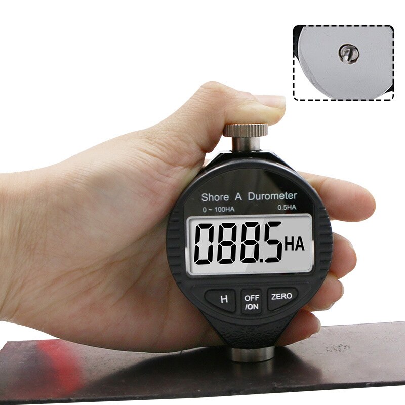 Digital Shore Durometer Electronic Hardness Tester Meter 0-100 A/C/D Plastic Leather Rubber Multi-resin Hardness Measuring Tools: Shore A Durometer