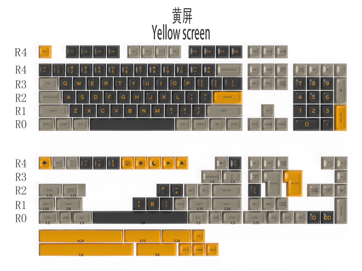 SA Profil Monster--Tastatur-Tastenkappen, benutzerdefinierte doppelt Schuss ABS-Tastenkappen, 173-Tasten für mechanische Spielen-Tastaturen von Kirsche MX Schalter: Licht Rosa
