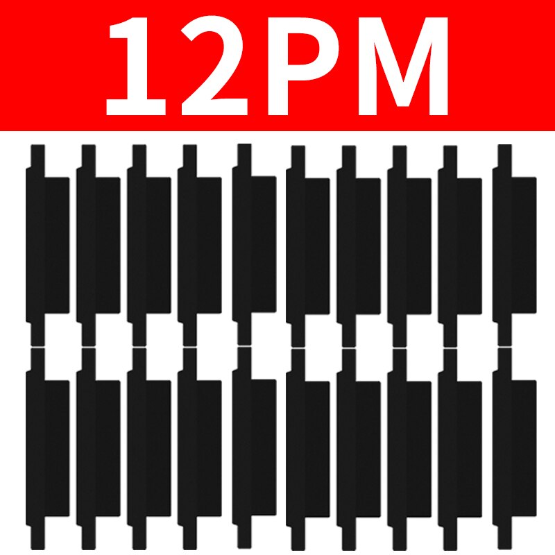 10 sztuk naklejki izolacyjne baterii ochrony rury owijania izolacji naklejki dla iPhone X XS XSM XR 11 12 13 Pro Max mini: 12Promax