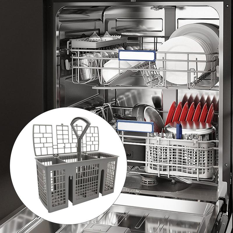 Universal Dishwasher Cutlery Basket Replacement With Removable Handle Dishwasher Utensil Holder