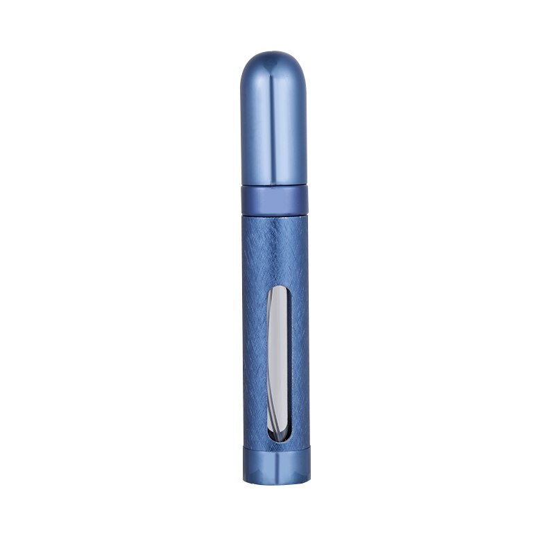 12Ml Mini Parfum Fles Verstuiver Navulbare Parfum Spray Fles Draagbare Reizen Aluminium Cosmetische Lege Spray Scent Pomp Tool: 12ml  BLUE