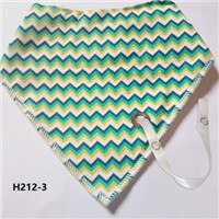 Baby freundlicher Baumwolle Karikatur Nette Bandana Lätzchen Fütterung Speichel Handtuch dribbeln Dreieck: dunkel Grau