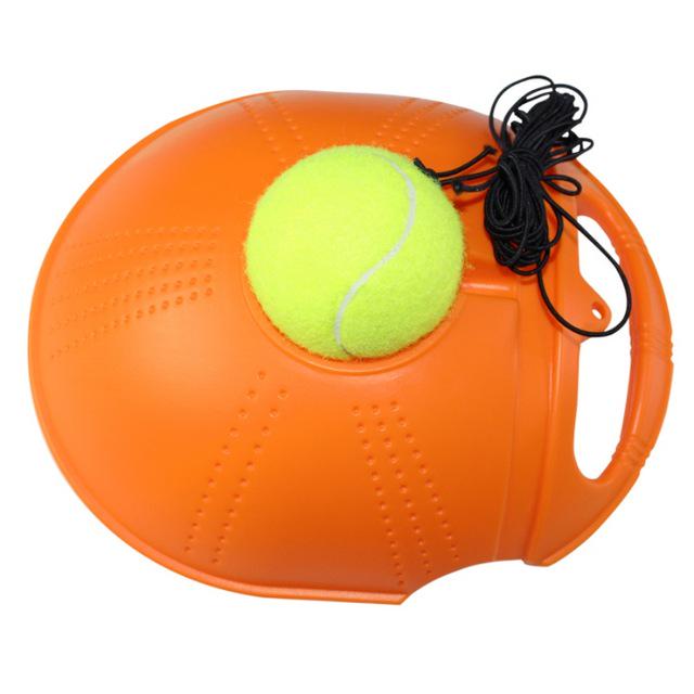 Tennis Training Tool Oefening Tennisbal Zelf-Studie Rebound Bal Met Tennis Trainer Plint Sparring Apparaat Epacket: YELLOW