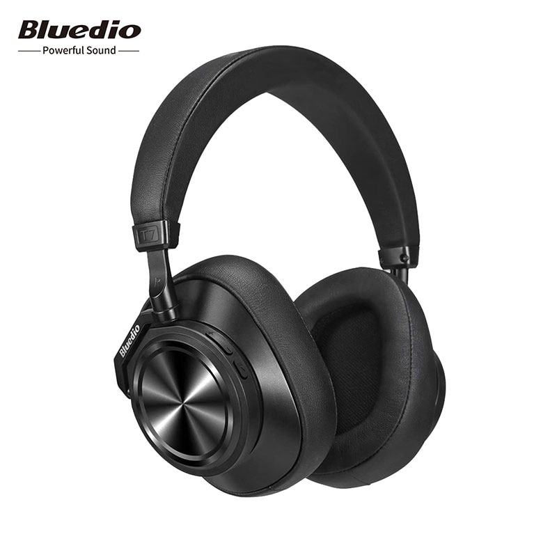 Bluedio T7 Più Cuffie Senza Fili Bluetooth 5.0 utente-definito Attivo con Cancellazione del Rumore Auricolare Senza Fili per I Telefoni e Musica