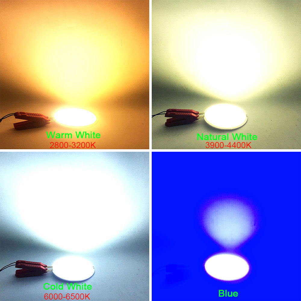 108mm runde panel led-lampe 12v dc cob lys 50w 6000lm med fjernkontroll dimmer 5.9in diameter led-pære for dekorbelysning