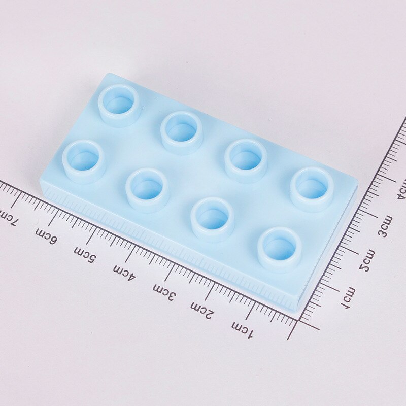 12pcs DIY MOC Large Building Block Bricks Thin 2X4 Bricks Big Size Assembled Accessories Bulk Part Enlighten Brick Children Toys