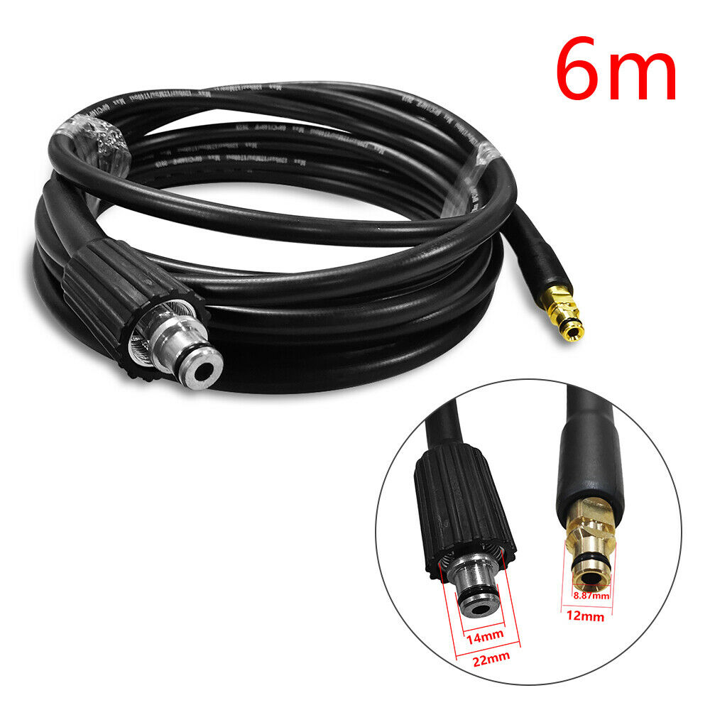 6M/8M/10M Hogedrukreiniger Water Reinigen Slang 22Mm-14Mm Poorten om 10Mm Poorten Voor Karcher K2 K3 K4 K5 K Serie: type2 10M