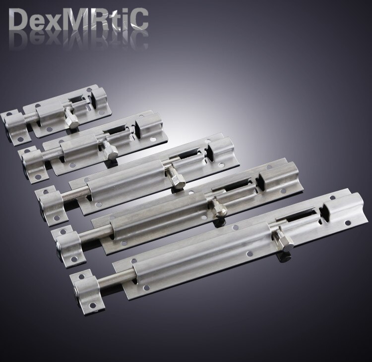 Thickened Stainless SteelDoor Plugs Security Door Latches Warehouse Door Bolts Plug Buckle for Windows and Doors