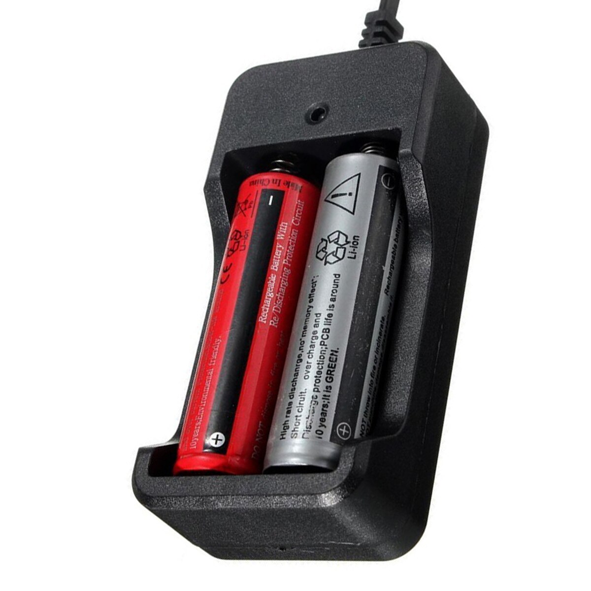 2 Slots UK Plug Battery Batteries Charger For 3.7V 18650 Rechargeable Battery Charger Dual-Charge UK Plug