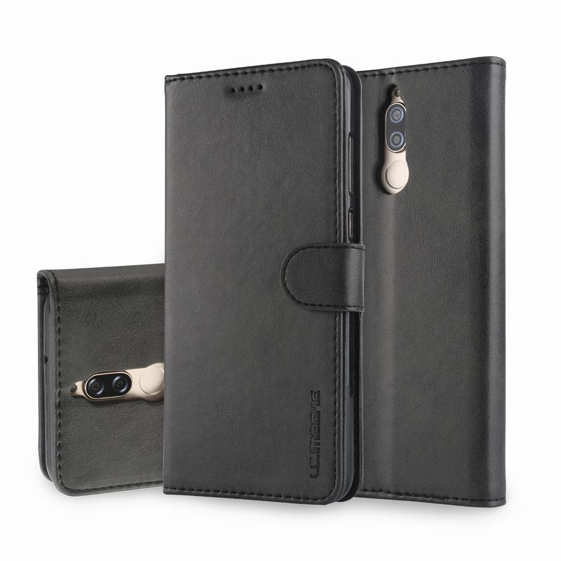 Di lusso di Caso Per Huawei Mate 10 Lite Caso Della Copertura di Vibrazione Per Huawei Mate 10 Pro Mate10 Cassa Del Raccoglitore Magnetico Vintage sacchetti del telefono Custodie: Mate 10 Pro / Black
