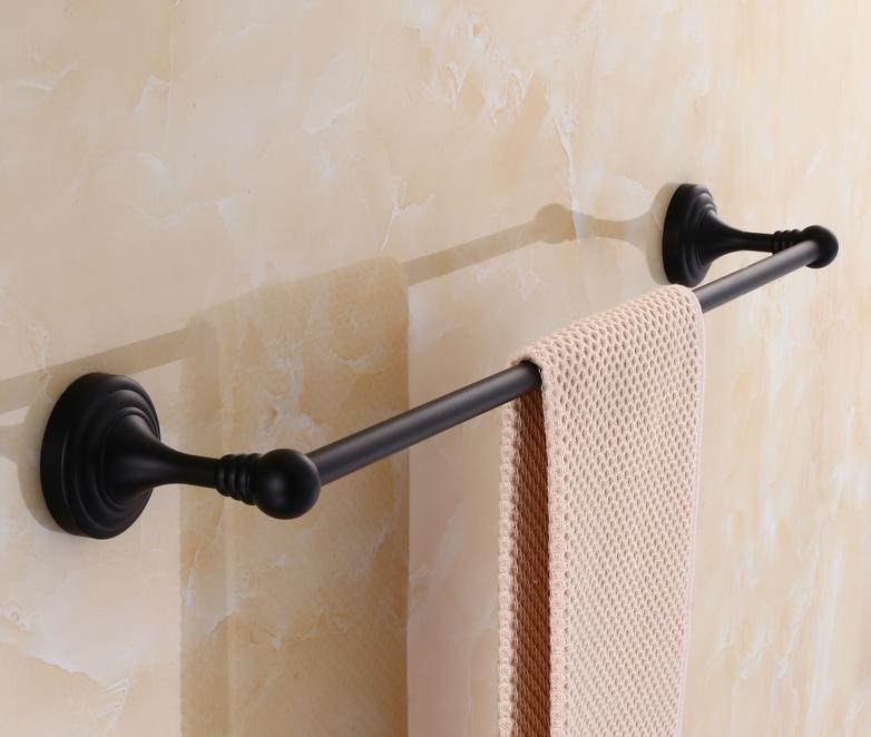 Europa Antieke Zwarte Olie Massief Messing Badkamer Hardware Set Badhanddoek Rack Badkamer Antieke Europese Plank Brons Hardware Set: IH