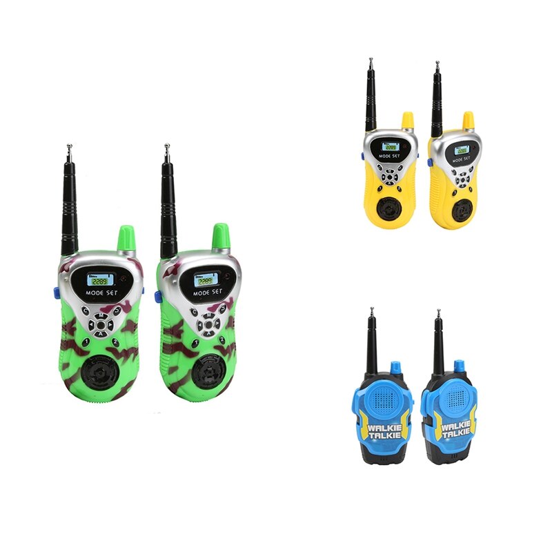 2PCS Mini Walkie Talkie Kids Wireless Call Parent for Boys Girls