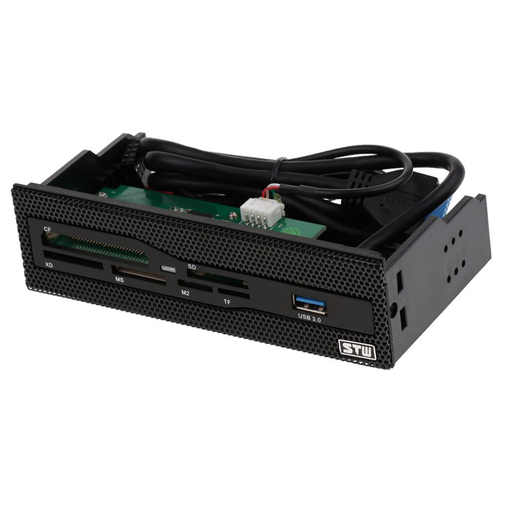 5.25'' USB3.0 Internal Memory Card Reader Multi-card Front Panel for Desktop