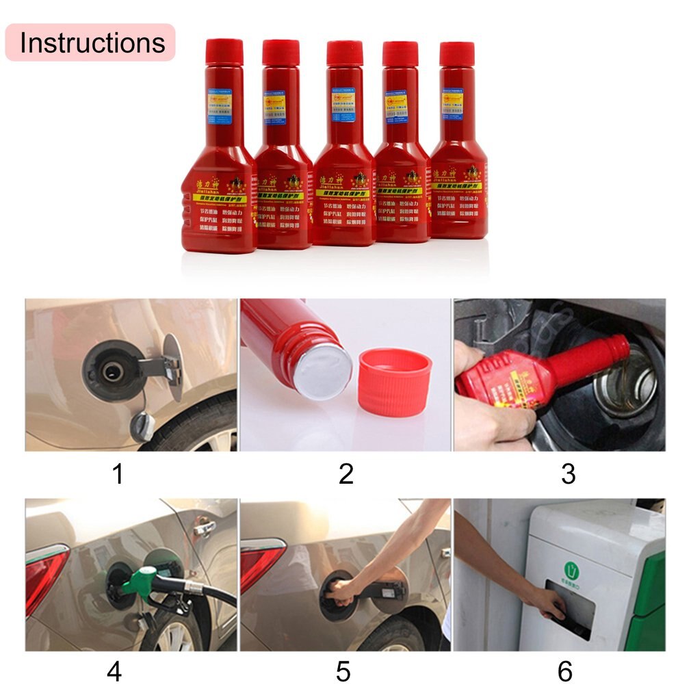 50ml Car General Gasoline Diesel General Fuel Oil Saver Carbon Cleaning Agent Reduce Emissions Increase Power Fuel Additive